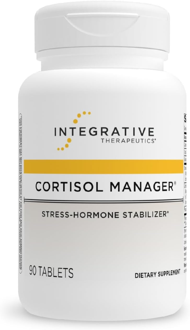 Integrative Therapeutics Cortisol Manager - Adrenal Health Support Supplement for Healthy Stress Response* - Vegan, Dairy-Free & Gluten-Free-90 Capsules(45Servings)
