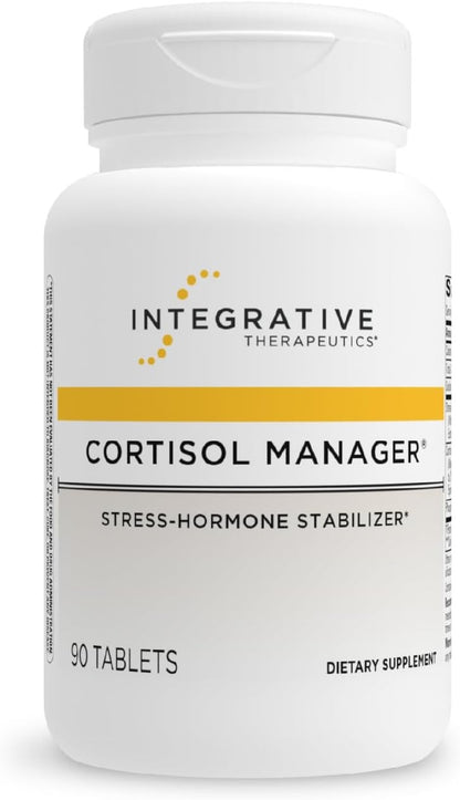 Integrative Therapeutics Cortisol Manager - Adrenal Health Support Supplement for Healthy Stress Response* - Vegan, Dairy-Free & Gluten-Free-90 Capsules(45Servings)