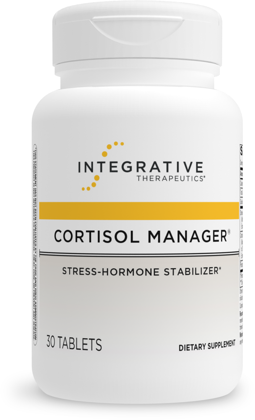 Integrative Therapeutics Cortisol Manager - Adrenal Health Support Supplement for Healthy Stress Response* - Vegan, Dairy-Free & Gluten-Free-90 Capsules(45Servings)