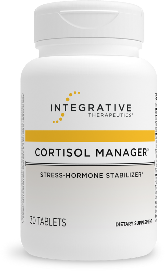 Integrative Therapeutics Cortisol Manager - Adrenal Health Support Supplement for Healthy Stress Response* - Vegan, Dairy-Free & Gluten-Free-90 Capsules(45Servings)