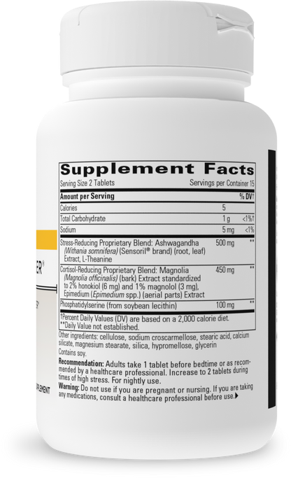 Integrative Therapeutics Cortisol Manager - Adrenal Health Support Supplement for Healthy Stress Response* - Vegan, Dairy-Free & Gluten-Free-90 Capsules(45Servings)